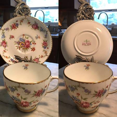 OLR4 Footed Cup & Saucer Set
