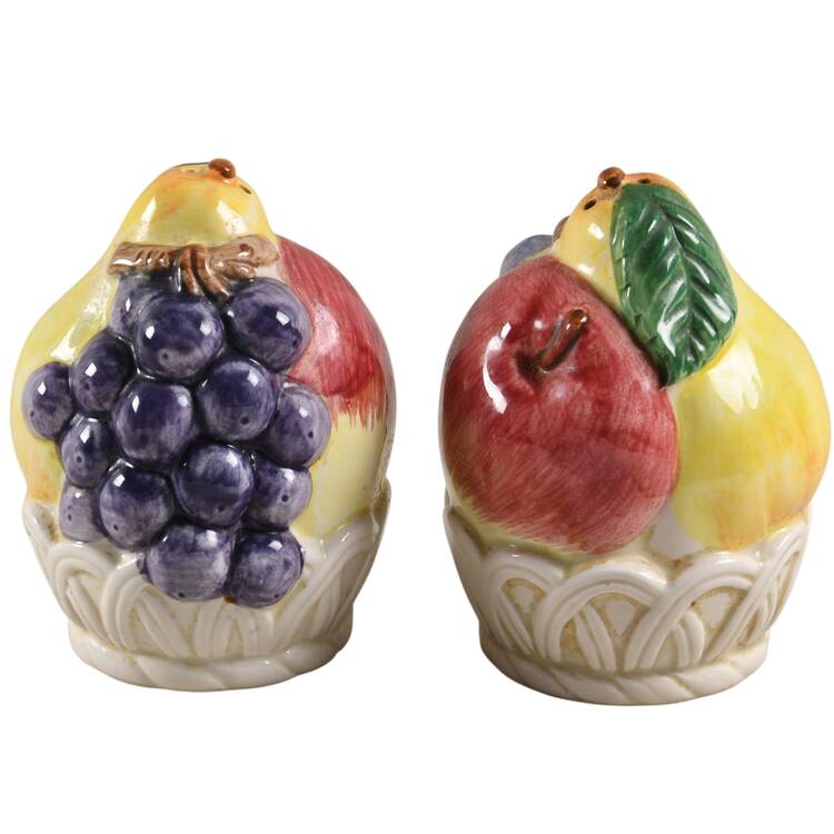 Fruit Basket Salt & Pepper Set