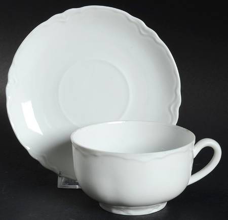 OSG33 Flat Cup & Saucer Set by Oscar & Edgar Gutherz