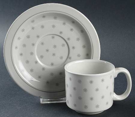 Melody Flat Cup & Saucer Set