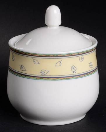 Doodle Sugar Bowl & Lid