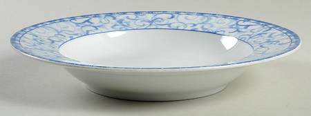 Blue Heather Rim Soup Bowl