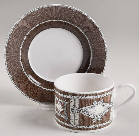 Rockwood Flat Cup & Saucer Set