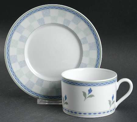 Gaiety Flat Cup & Saucer Set