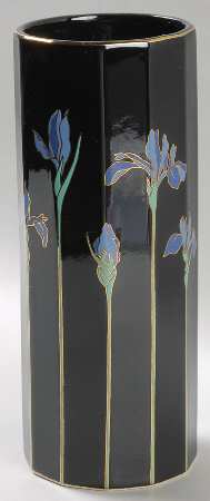 Blue Iris 8" Vase