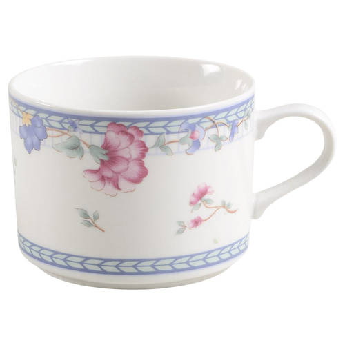 Blue Lattice Flat Cup