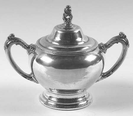 Sea Crest (Silverplate, Hollowware) Sugar Bowl & Lid