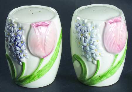 Tulip Garden (No Trim) Salt & Pepper Set