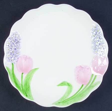 Tulip Garden (No Trim) Salad Plate