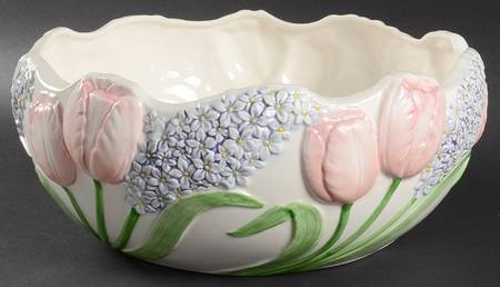 Tulip Garden (No Trim) Punch Bowl