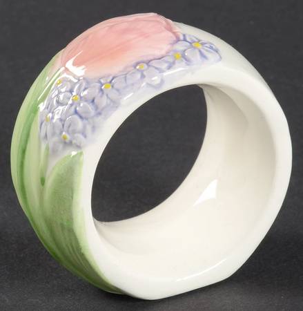 Tulip Garden (No Trim) Napkin Ring
