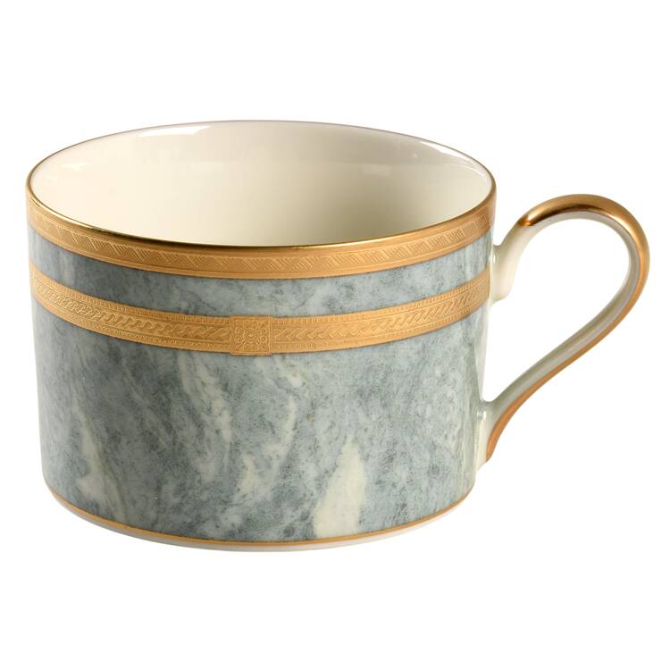 Jade Florentine Flat Cup