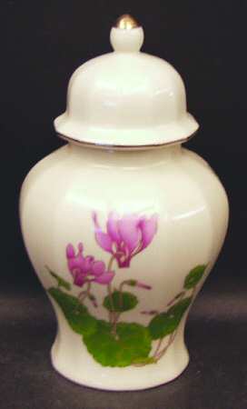 Cyclamen Small Ginger Jar & Lid
