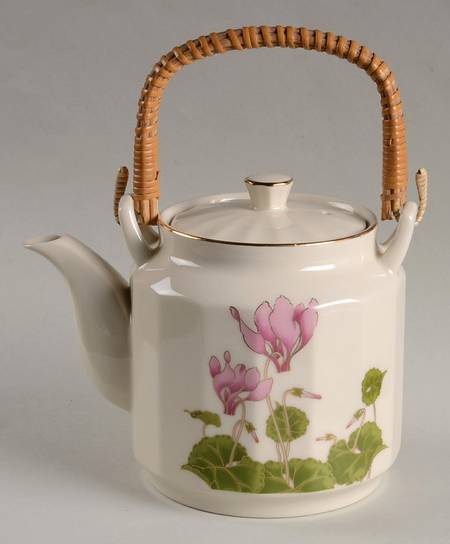 Cyclamen Teapot & Lid