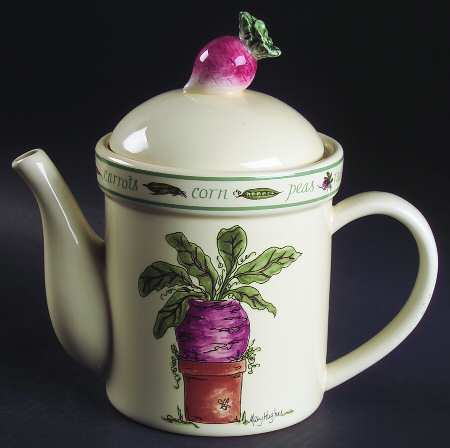 Kitchen Garden Teapot & Lid