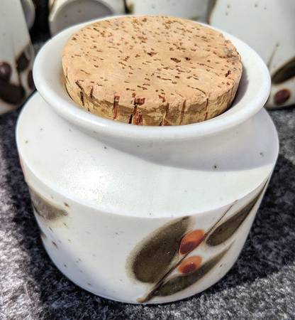 Bittersweet Small Spice Jar & Cork Stopper