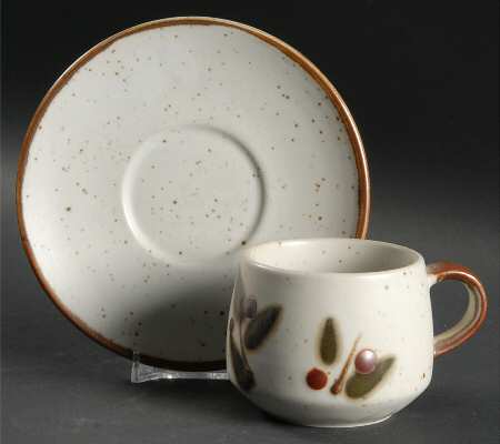 Bittersweet Flat Cup & Saucer Set