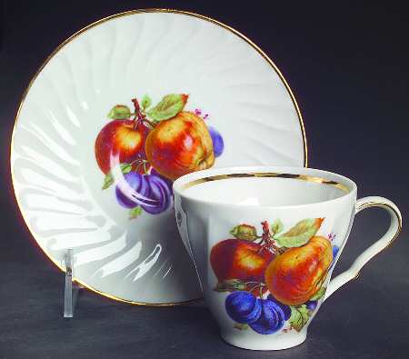 OLU1 Flat Cup & Saucer Set