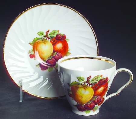 OLU1 Flat Cup & Saucer Set