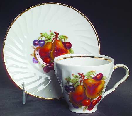 OLU1 Flat Cup & Saucer Set