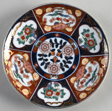 Gold Imari Wall Plate