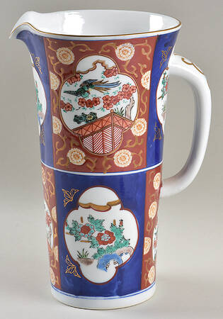 Gold Imari Pitcher