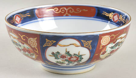 Gold Imari Fruit/Dessert (Sauce) Bowl