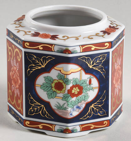 Gold Imari Sugar Bowl No Lid