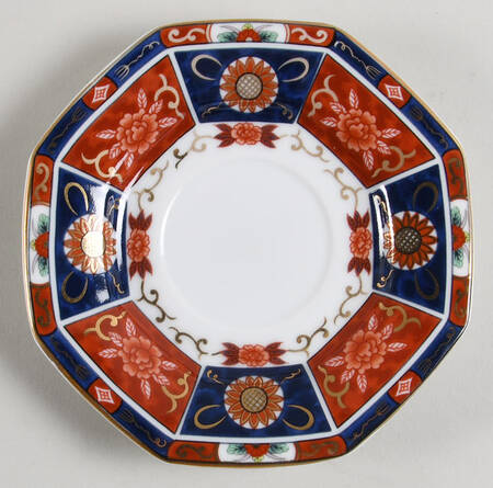 Gold Imari Saucer for Footed Cup