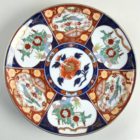 Gold Imari 12'' Wall Plate