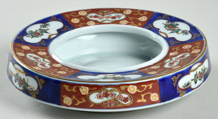 Gold Imari 8" Round Ashtray