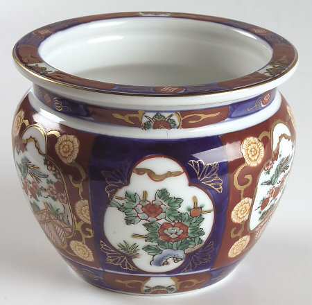 Gold Imari Cachepot