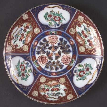 Gold Imari Salad Plate