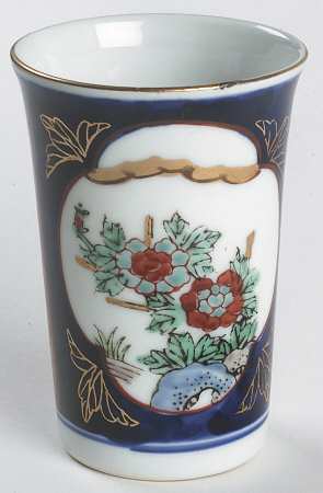 Gold Imari Tall China Tumbler