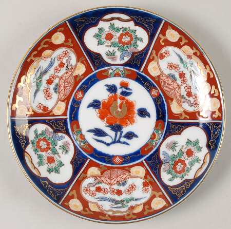 Gold Imari Wall Plate