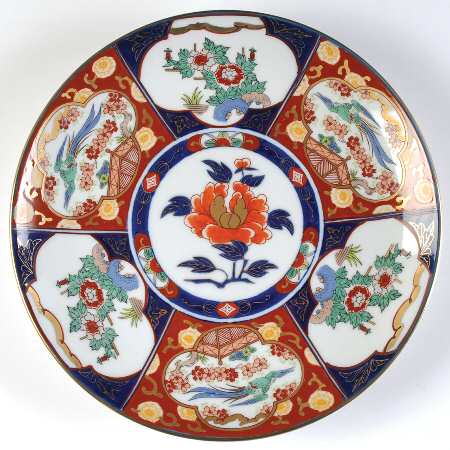 Gold Imari Wall Plate
