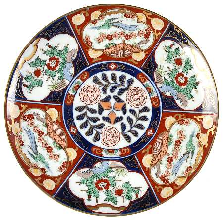 Gold Imari Wall Plate
