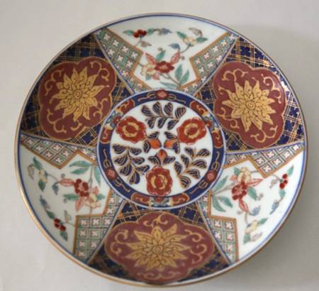 Gold Imari Wall Plate