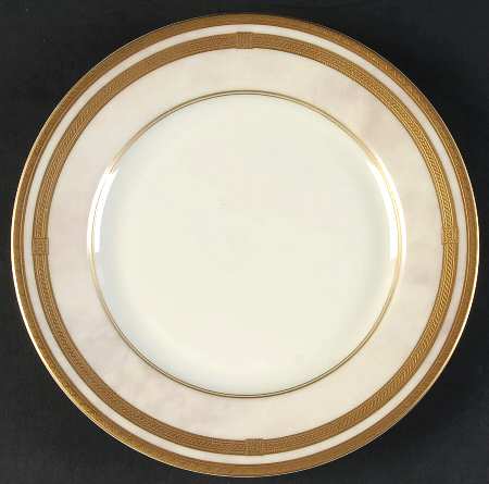 Ivory Florentine Salad Plate