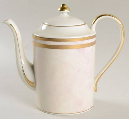 Ivory Florentine Coffee Pot & Lid