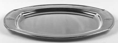 Bird of Paradise (Silverplate, 1923, Hollowware) Medium Plated Meat Platter No Well