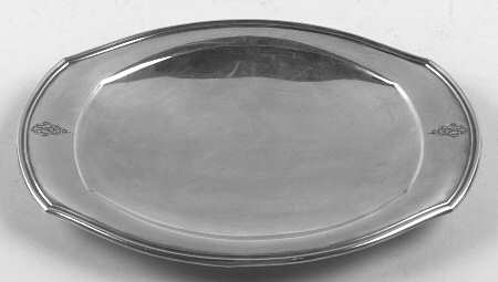 Bird of Paradise (Silverplate, 1923, Hollowware) Silverplate Footed Cake Plate
