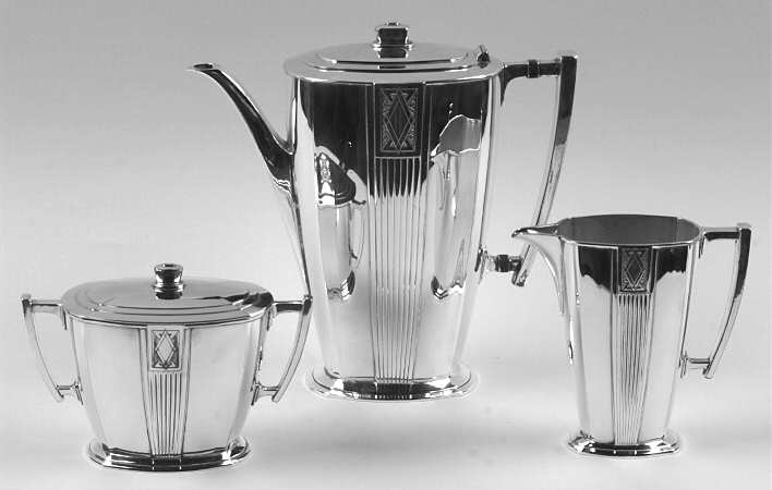 Noblesse (Silverplate, Hollowware) (3 Pc) Coffee Set (PCP,PCR,PSU)