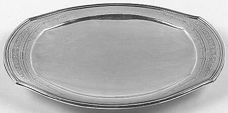 Paul Revere (Silverplate, Hollowware) Silverplate Footed Cake Plate
