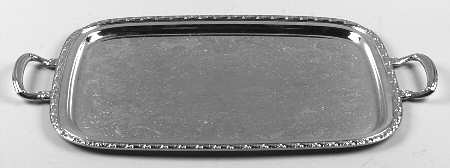Queen Bess II (Silverplate, Hollowware) Silverplate Waiter Tray