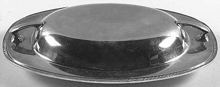 Skyline-Skycrest (Silverplate, Hollowware) Double Vegetable Bowl