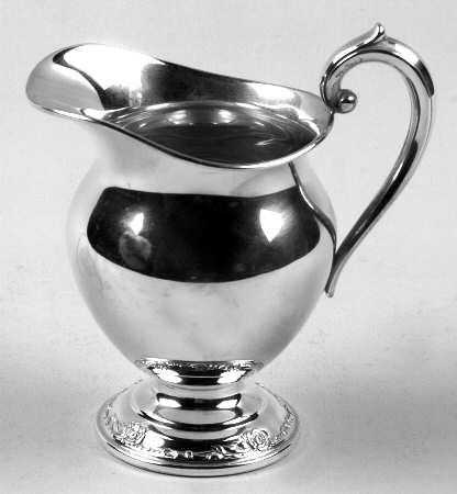 Damask Rose (Sterling, 1946, Hollowware) Mini Creamer