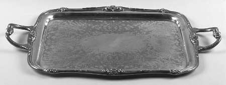 Glenrose (Silverplate, 1908, Hollowware) Medium Silverplate Waiter Tray