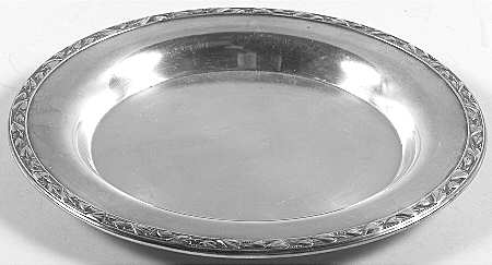 Meadowbrook (Silverplate, 1936, Hollowware) Small Round Silverplate Tray