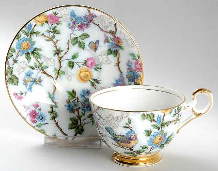 3110 Footed Cup & Saucer Set